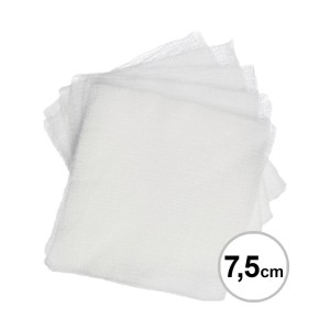 Kompresy niesterylne gazowe TM 7,5 cm x 7,5 cm 13N 8W 100szt. 