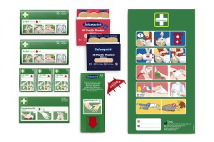 Zestaw uzupełniający do apteczki ściennej Cederroth First Aid Panel, dla art. 190900 REF 264000