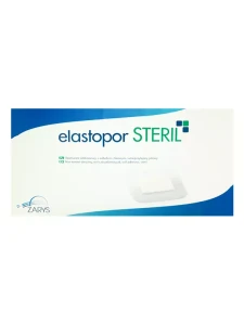 Opatrunek sterylny włókninowy 7,2 cm x 5 cm z wkładem chłonnym Elastopor Steril