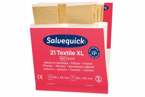 Plastry opatrunkowe tekstylne duże Salvequick Cederroth REF 6470