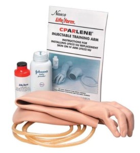 Ramię treningowe do iniekcji: zestaw wymiennej skóry i żyły