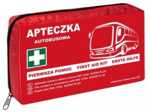 Apteczka autobusowa w nylonie DIN 13164 PLUS