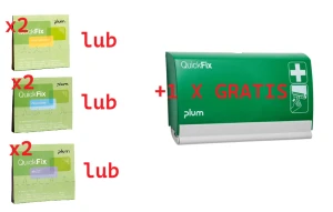 Promocja plastry wodoodporne/wykrywalne/elastyczne 2 szt. + dozownik gratis