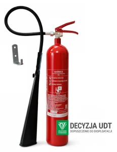 Gaśnica śniegowa 5 kg CO2 89B typ GS5x Exclusive Mobiak z wieszakiem UDT 