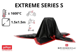 Koc gaśniczy 1.5x1.5m do gaszenia hulajnóg , rowerów elektrycznych i akumulatorów - Extreme Series S + torba 